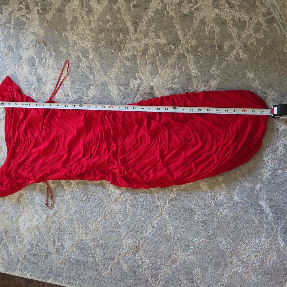H&M Vibrant Red Backless Dress - Picture 5 of 6